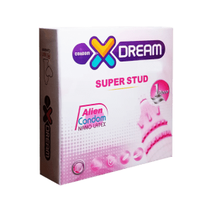 خرید کاندوم ایکس دریم دکمه دار 1 عدد SUPER STUD