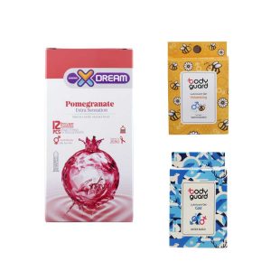 کاندوم تنگ کننده ایکس دریم با پک ژل خنک کننده حجم دهنده