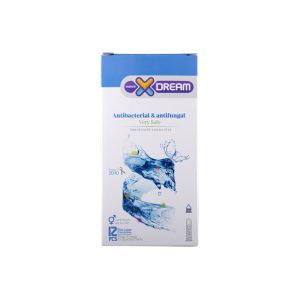 خرید کاندوم ایکس دریم تنگ کننده 12تایی ANTIBACTERIAL & ANTIFUNGAL