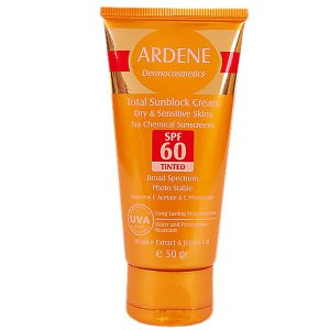 خرید کرم ضد آفتاب رنگی آردن SPF60 مقدار 50 گرم